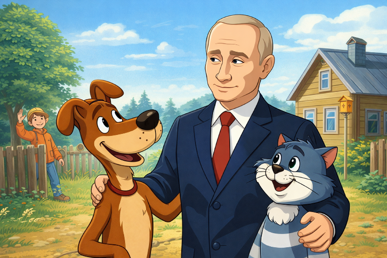 KREMLJ DAO ZELENO SVETLO? Putin se pojavio u crtanom filmu (FOTO)