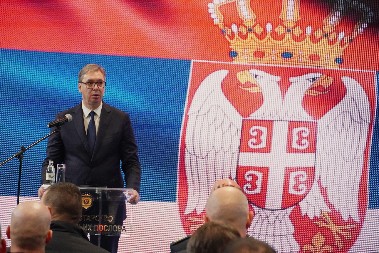 VUČIĆ NA SVEČANOSTI POVODOM DANA SAJ-A Zahvalan sam što ste tu za najteže zadatke i da štitite državu Srbiju