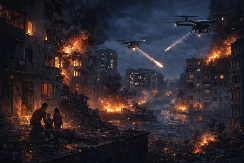 PAKAO IZ VAZDUHA: Dronovi razarali Rostovsku oblast, porodice zatrpane u ruševinama