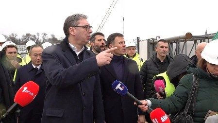 MOST I METRO ZA DVE GODINE! Vučić obišao radove na Novom savskom mostu