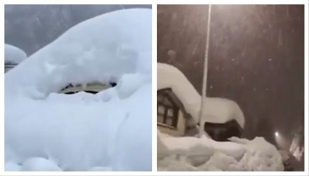 NAPADALO 3 METRA SNEGA BLIZU SRBIJE Totalni kolaps, ljudi kopali tunele do svojih kuća, TAMO JE OPŠTA DRAMA