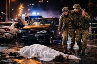 NOV SKANDAL U KIJEVU: Pijani ukrajinski vojnici ubili ženu na semaforu