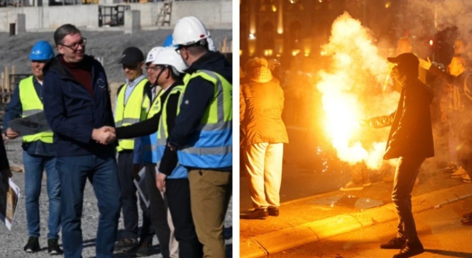 BLOKADERI KAMENOVALI POLICIJU Istog dana, Vučić pozvao na miran dijalog