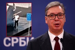 BLOKADER PUCAO NA ČOVEKA ISPRED PIONIRSKOG PARKA Istog dana, Vučić najavio nove investicije za Srbiju