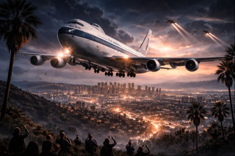 "AVION SUDNJEG DANA" PRELETO LA: Amerika u panici