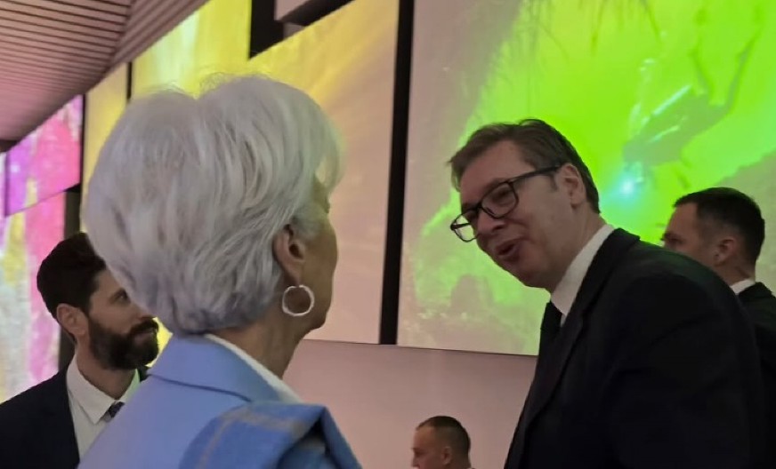VAŽAN KORAK ZA SRPSKU EKONOMIJU Vučić sa predsednicom Evropske centralne banke Kristin Lagard