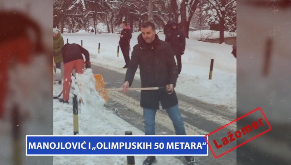 LAŽOMER: Manojlović i "olimpijskih 50 metara" (VIDEO)