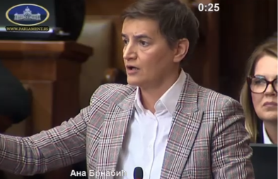 "PRVO DA POKAŽU POŠTOVANJE PREMA NARODU SRBIJE" Brnabić demolirala blokadere koji se šlihtaju evroparlamentarcima
