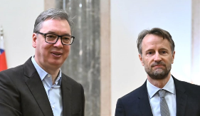 SASTANAK O EVROPSKOM PUTU SRBIJE: Vučić se oglasio nakon susreta sa fon Bekeratom (FOTO) 