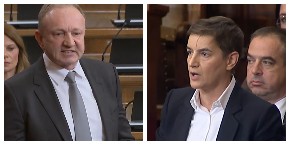 ĐILASU SE RUKE TRESU DOK PIJE VODU OD BESA! Izbila žestoka rasprava u Skupštini, Branbić ga patosirala! (VIDEO)