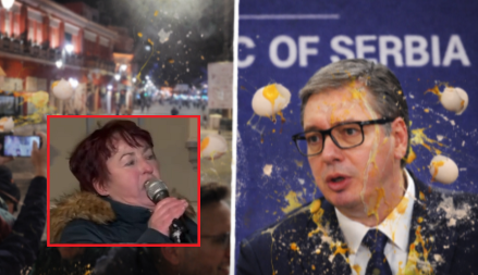 JAHAĆEMO IH, ŠUTIRATI, VALJATI U KATRAN I PERJE, ČEKA IH KAZNA VEĆA OD ROBIJE Jezive scene nasilja u Čačku, GAĐALI TRANSPARENT SA VUČIĆEVIM LIKOM