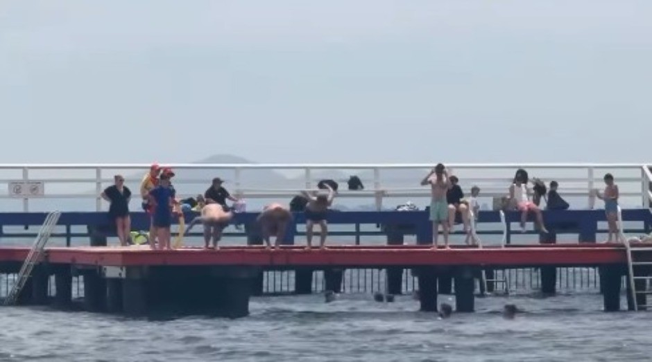 VODITELJ RTS PLIVAO ZA ČASNI KRST Daleko od Srbije neguje tradiciju, a u rukama drži ovo (FOTO) 