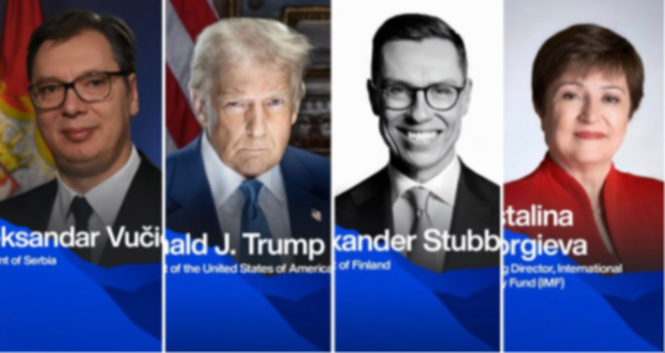 VUČIĆ, TRAMP I SVETSKA ELITA U DAVOSU: Evo o čemu će se razgovarati na svetskom ekonomskom forumu