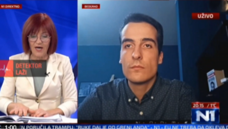 PUKLA ISTINA NA N1! Voditeljka oplela po blokaderima, a ON hvali predsednika Vučića!