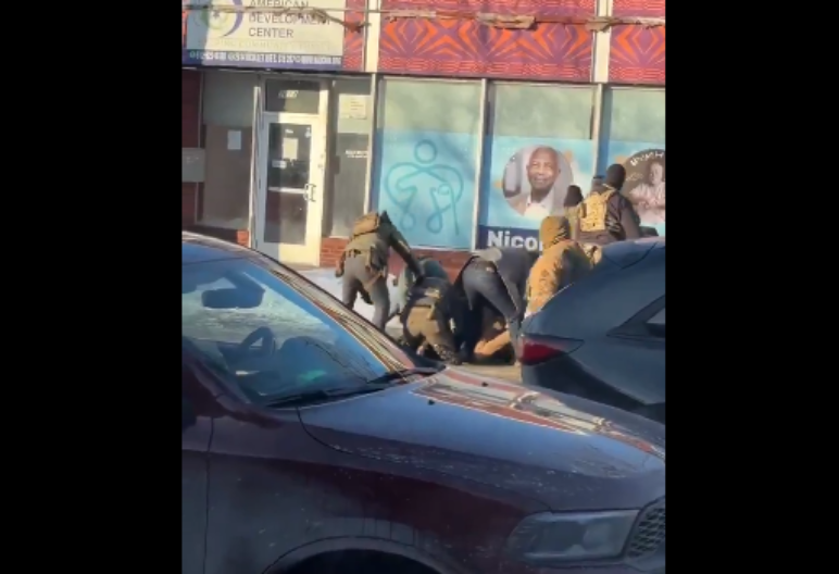 HOROR USRED BELA DANA: Federalni agenti oborili čoveka i pucali iz blizine (VIDEO)