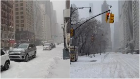 NJUJORK, CENTAR SVETA ZATRPAN SNEGOM Ulice nisu očišćene! Blokaderi u neverici (VIDEO)