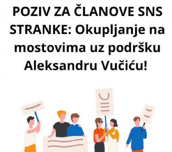 IZMIŠLJENI POZIV NA OKUPLJANJE NAPREDNJAKA! Ko stoji iza novog pokušaja izazivanja sukoba? (VIDEO)