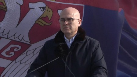 Miloš Vučević na otvoranju poslednje deonice brze saobraćajnice Iverak - Lajkovca