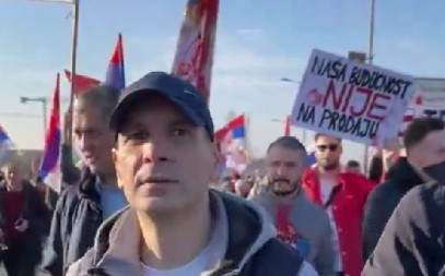 "STUDENTE" PREDVODI MILOŠ JOVANOVIĆ Opozicionar koji je ćutao na pogrom Srba sa KiM!