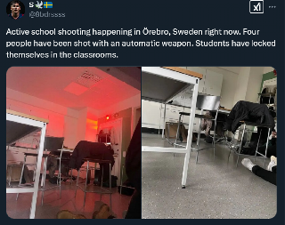 PRVE SLIKE ŠKOLE STRAVE GDE JE DOŠLO DO PUCNJAVE Učenici na zemlji, hitno se oglasila policija - na snazi crveni alarm! (FOTO)