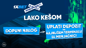 LAKO KEŠOM: Evo kako da dopunite 1xBet nalog na najbližoj trafici ili menjačnici