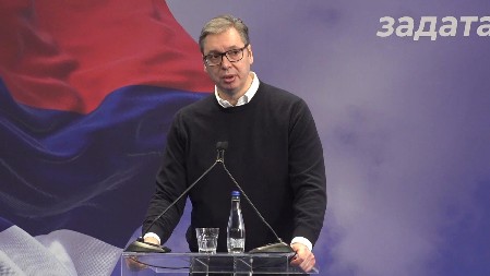 PREDSEDNIK VUČIĆ POZVAO SRBE DA PODRŽE SRPSKU LISTU: Oni su jedini koji su u stanju da se suprotstave Kurtijevom ludilu i pokušaju proterivanja Srba (VIDEO)