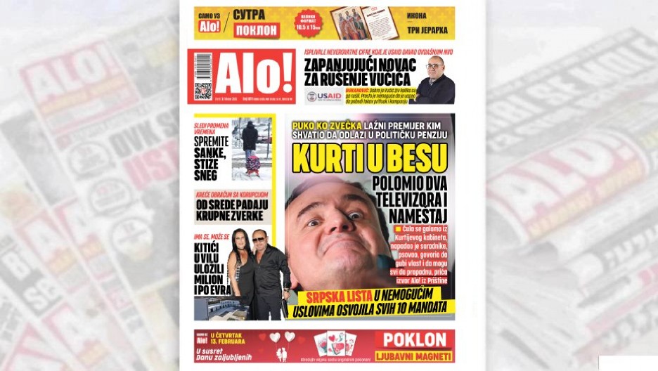 PUKO KO ZVEČKA! KURTI POBESNEO  Polomio dva televizora i nameštaj