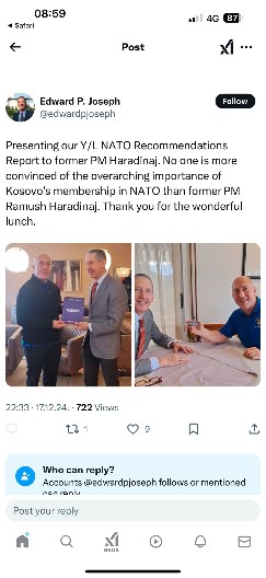 EVO KO JE POSETIO STUDENTE Poznati albanski lobista koji nagrađuje bandu iz Prištine (FOTO)