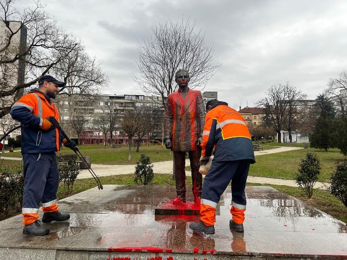BLOKADERSKI KULTUROCID Jezive slike iza NVO retorike! POTREBNA HITNA REAKCIJA NADLEŽNIH ZBOG VANDALIZMA