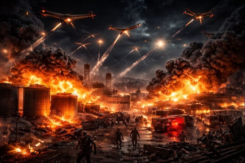 NOĆ KAKVU LAVOVSKA OBLAST NE PAMTI: Gerani udarili u srce naftne i vojne infrastrukture