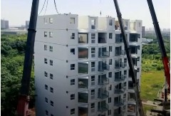 IZGRADNJA ZGRADE OD 10 SPRATOVA ZA MANJE OD 29 SATI? Blokovi se uklapaju kao LEGO kocke, a ekstremna brzina gradnje oduzima dah! Pogledajte SPEKTAKL! (VIDEO)