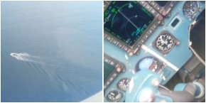 "POTAPAMO" Uništen ukrajinski površinski dron, objavljeni snimci iz aviona (VIDEO)