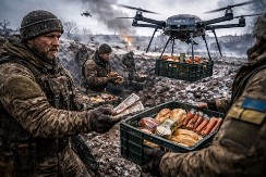 GLAD NA LINIJI FRONTA: Ukrajinski vojnici plaćali dostavu obroka