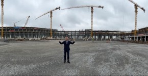 SINIŠA MALI U SRCU NACIONALNOG STADIONA U SURČINU: Ministar obišao radove na najvećem gradilištu u ovom delu Evrope