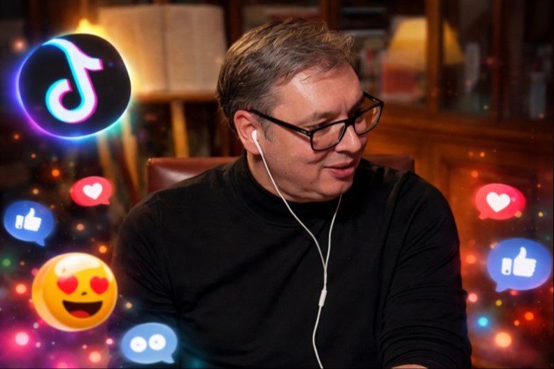 TIKTOK EKSPLODIRAO: Vučićev prvi lajv skupio 13 miliona lajkova