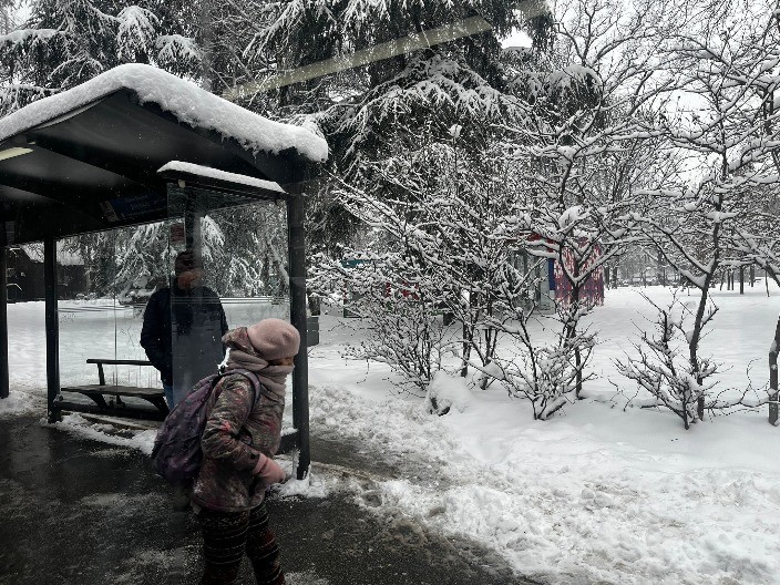 DEČAK (11) IZBAČEN IZ AUTOBUSA PO JEZIVOJ HLADNOĆI: Pešačio 6 km po snegu iz bizarnog razloga: Vozač hitno suspendovan