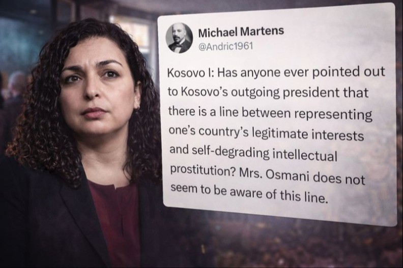 "SAMOPONIŽAVAJUĆA INTELEKTUALNA PROSTITUCIJA" -  Ovako Zapad vidi Vjosu Osmani (FOTO)