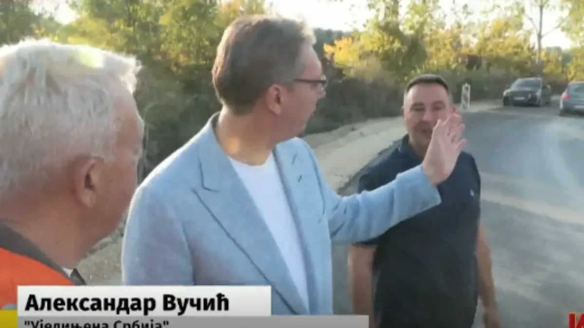 Vučić u Moroviću: „Sad izgleda kao Švajcarska, a put nije rađen 25 godina“