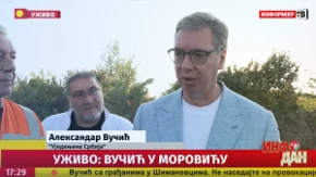 „Kao kroz Švajcarsku“ Vučić oduševljen onim što je video u Moroviću: „Sad se vidi sva ta lepota“