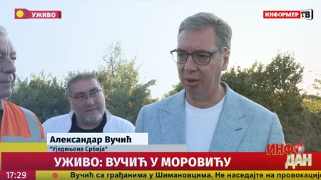 „Kao kroz Švajcarsku“ Vučić oduševljen onim što je video u Moroviću: „Sad se vidi sva ta lepota“