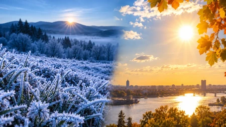 Srbija u temperaturnom šoku: Ujutru mraz i -2, popodne skoro 30 stepeni