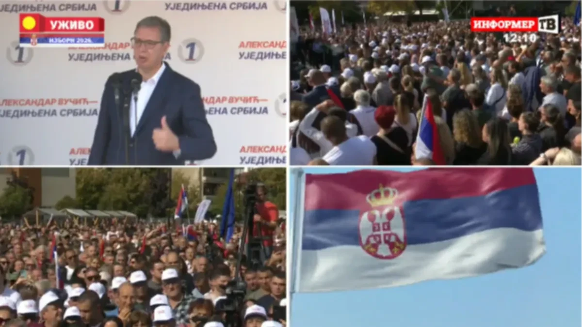 Bitka za Srbiju! Vučić u Leskovcu: 25. uzmimo odgovornost u svoje ruke, nama je potrebna samo olovka, narodna volja će biti odbranjena!