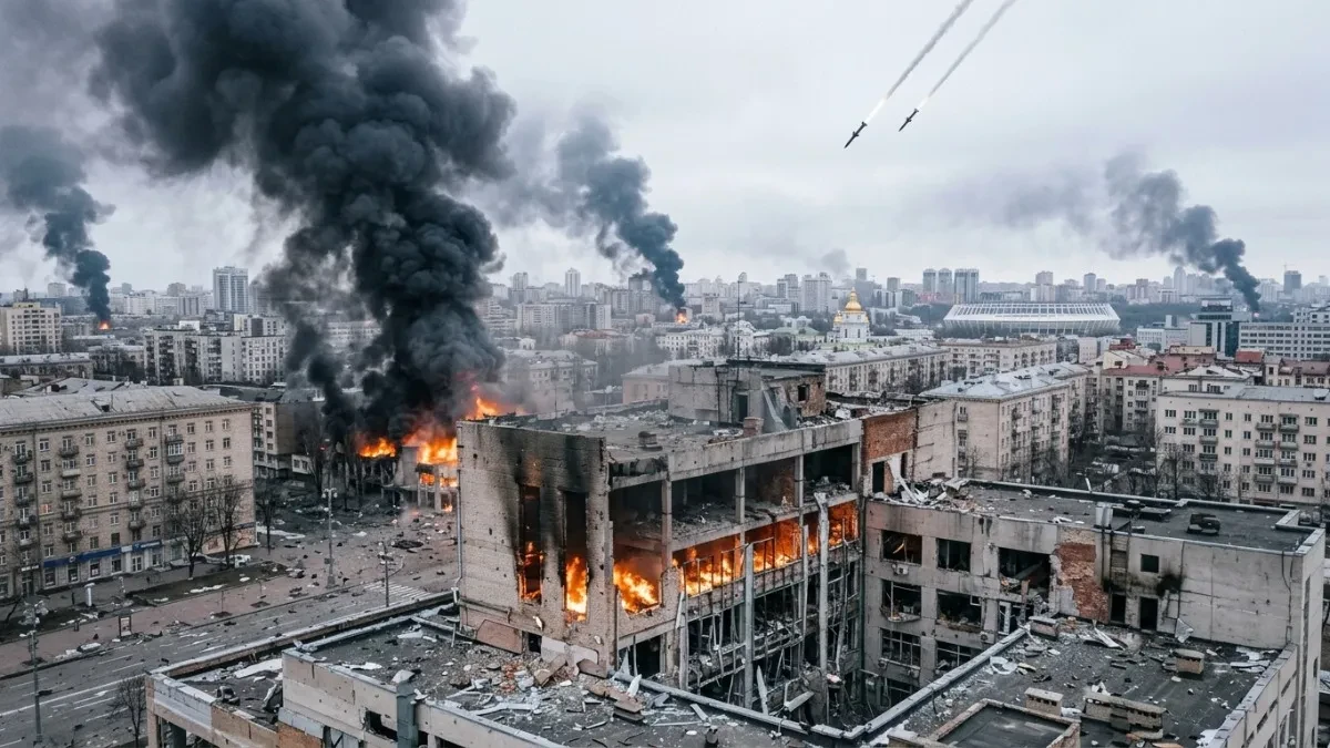 Kijev u ruinama! Rusija izvršila žestoko bombardovanje