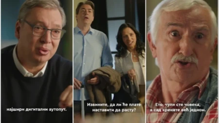 Otvorili vrata, a tamo Vučić: U novom spotu najavio veće penzije i plate – „Reči pretvaramo u dela!“