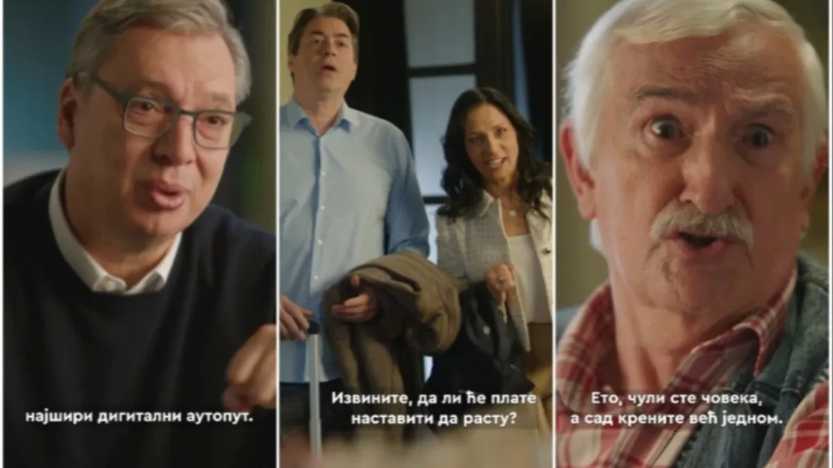 Otvorili vrata, a tamo Vučić: U novom spotu najavio veće penzije i plate – „Reči pretvaramo u dela!“