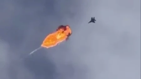 Drama na nebu iznad Ukrajine! MiG-29 uništio ruski Geran pa pogledao smrti u lice (VIDEO)