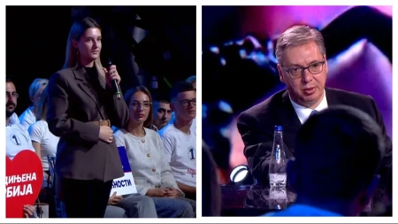 Dunja iz publike ustala i postavila Vučiću pitanje o Rumuniji: Evo šta joj je odgovorio i koje velike projekte je najavio