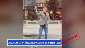 "Ozbiljnost" nova blokaderska predstava (VIDEO)