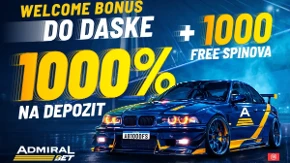 Registrujte se i dajte gas – 1.000% bonusa i 1.000 besplatnih spinova