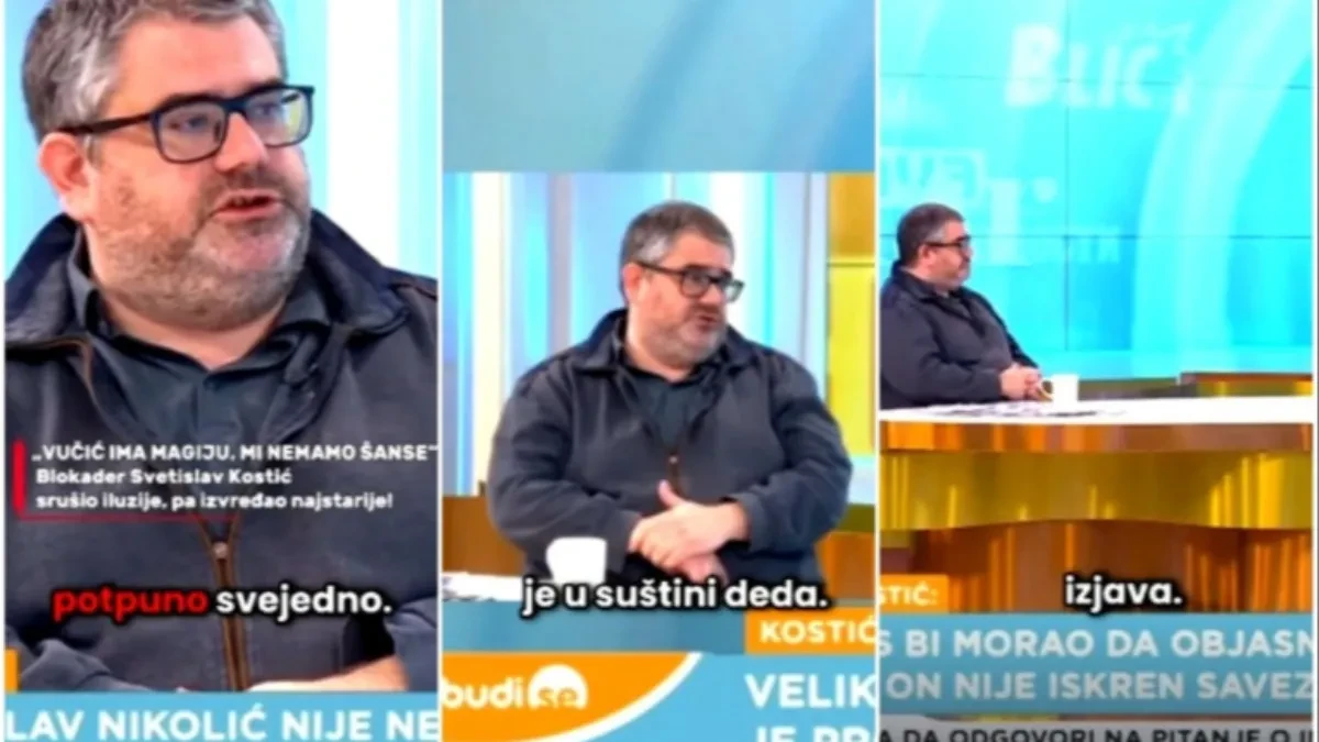 Blokaderski profesor na Novoj S priznao poraz: Vučić ima magiju, ljudi ga vole (VIDEO)